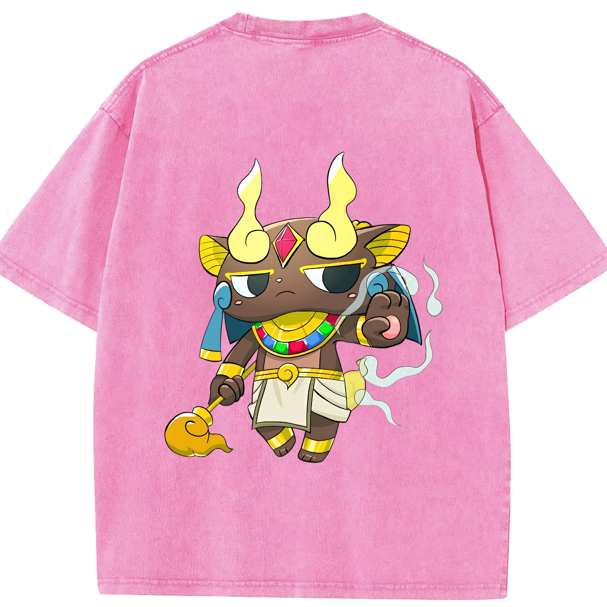 （画像用） 妖怪ウォッチ Yo-kai Watch 綿100% ヴィンテージ風 半袖Tシャツ（背面プリント）